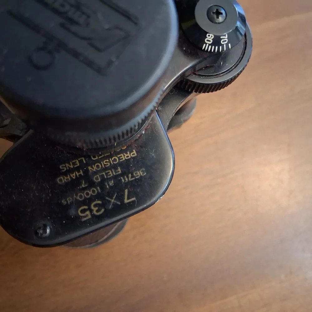 VTG Focal Kmart 7x35 Wide Angle Field 10 Binoculars 525 ft at 1000 yds w/ Case